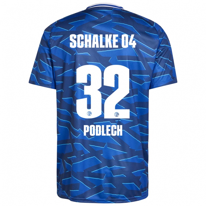 נשים לוקה פודלך #32 כחול רויאל לבן ג'רזי ביתית 2025/26 חולצה קצרה