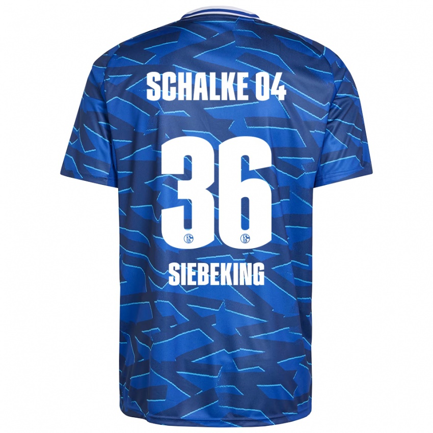 נשים יוהנס סימון סיבקינג #36 כחול רויאל לבן ג'רזי ביתית 2025/26 חולצה קצרה