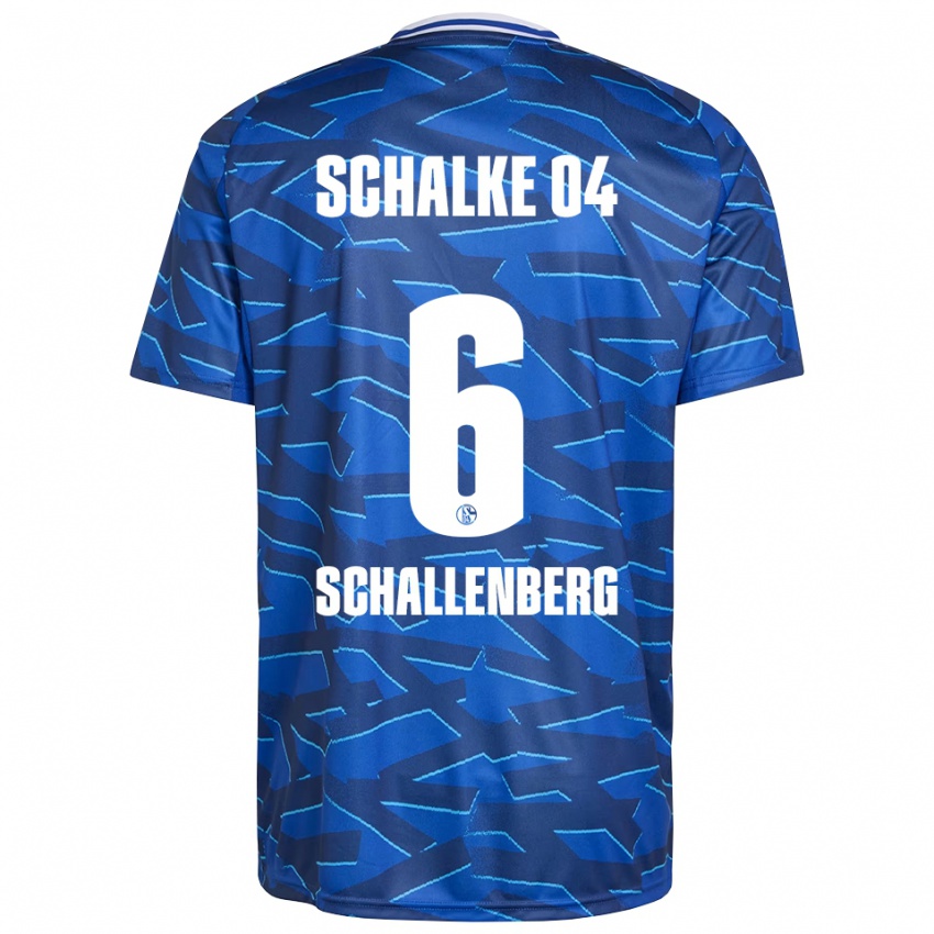 נשים רון שלנברג #6 כחול רויאל לבן ג'רזי ביתית 2025/26 חולצה קצרה