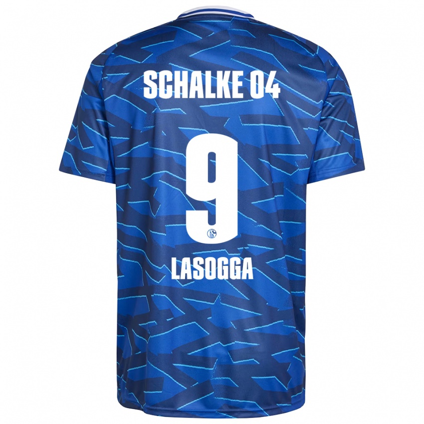 נשים פייר-מישל לאסוגה #9 כחול רויאל לבן ג'רזי ביתית 2025/26 חולצה קצרה