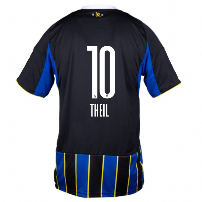 נשים Larissa Theil #10 כחול שחור צהוב ג'רזי ביתית 2025/26 חולצה קצרה