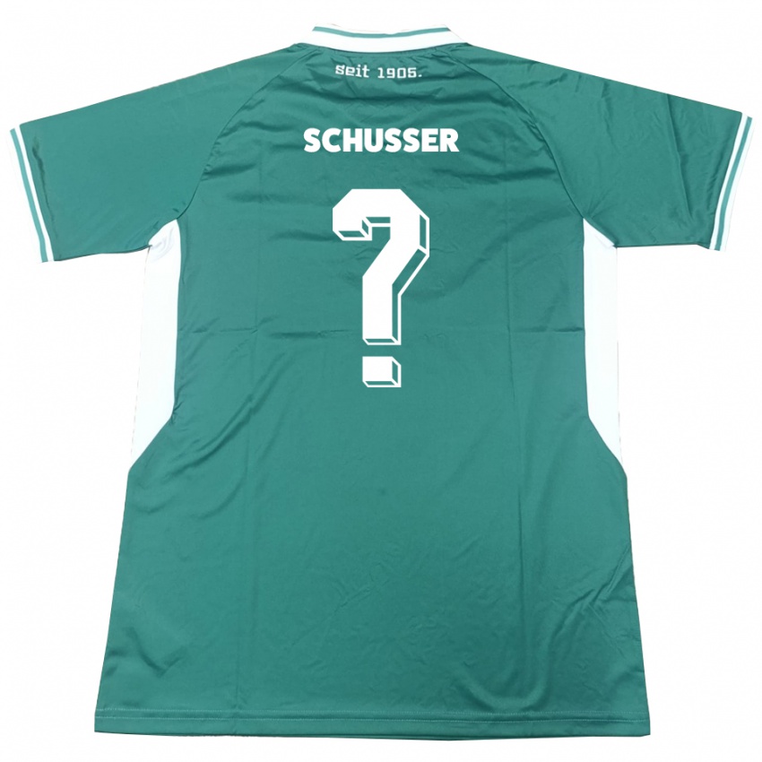 נשים Lina Schusser #0 ירוק לבן ג'רזי ביתית 2025/26 חולצה קצרה