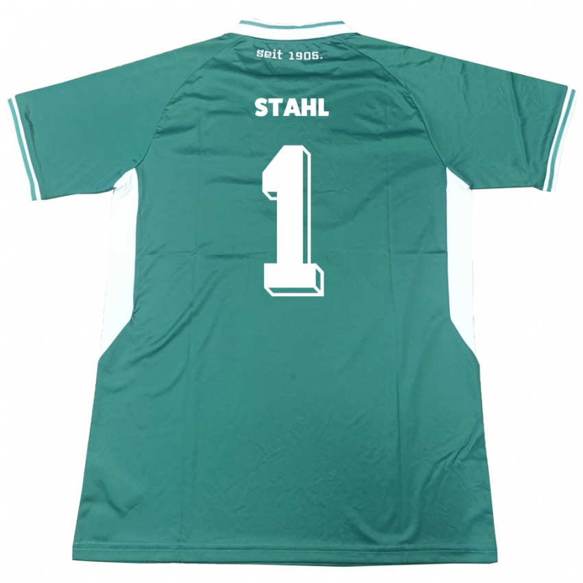 נשים טוני סטאהל #1 ירוק לבן ג'רזי ביתית 2025/26 חולצה קצרה