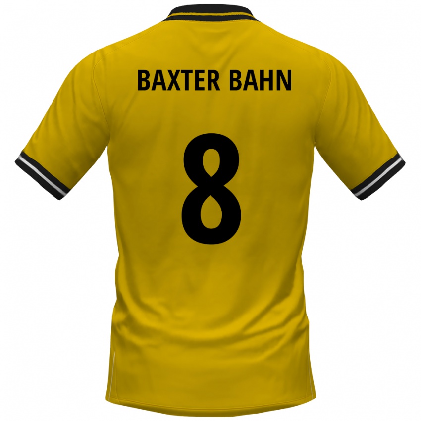 נשים בנטלי באקסטר באהן #8 צהוב שחור ג'רזי ביתית 2025/26 חולצה קצרה