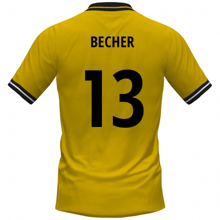 נשים קייאל ארווין בכר #13 צהוב שחור ג'רזי ביתית 2025/26 חולצה קצרה