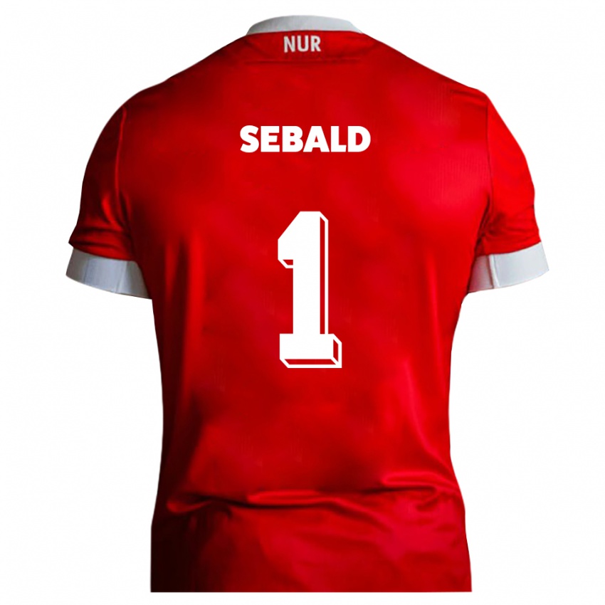 נשים אלכסנדר זבאלד #1 אדום לבן ג'רזי ביתית 2025/26 חולצה קצרה