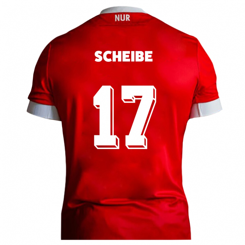 נשים ניקלס פפה שייבה #17 אדום לבן ג'רזי ביתית 2025/26 חולצה קצרה