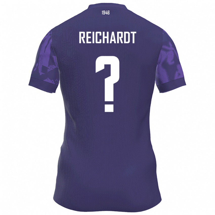 נשים Lukas Reichardt #0 סגול לבן ג'רזי ביתית 2025/26 חולצה קצרה