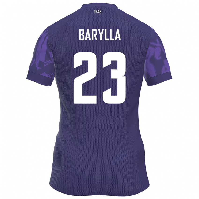 נשים אנטוני ברילה #23 סגול לבן ג'רזי ביתית 2025/26 חולצה קצרה