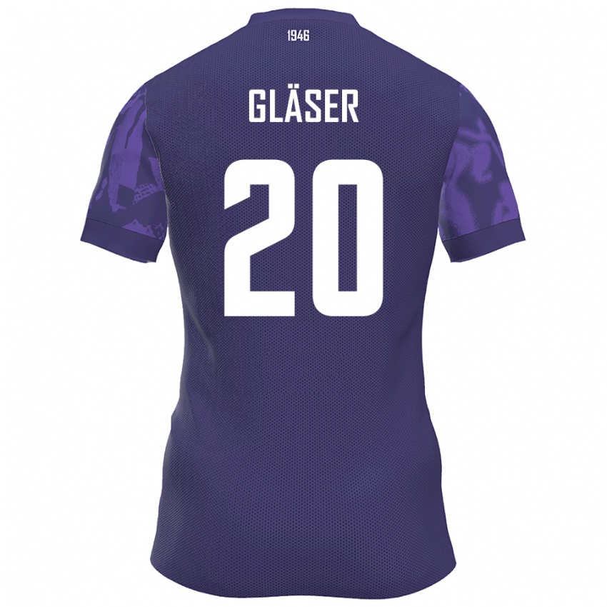 נשים Philipp Gläser #20 סגול לבן ג'רזי ביתית 2025/26 חולצה קצרה