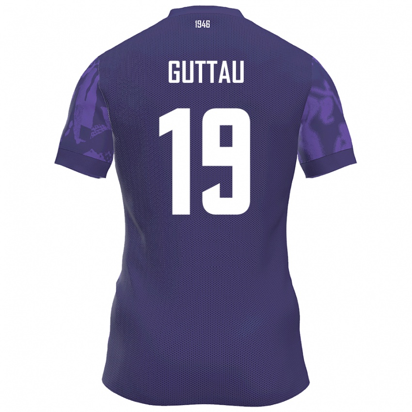 נשים יוליאן גוטאו #19 סגול לבן ג'רזי ביתית 2025/26 חולצה קצרה