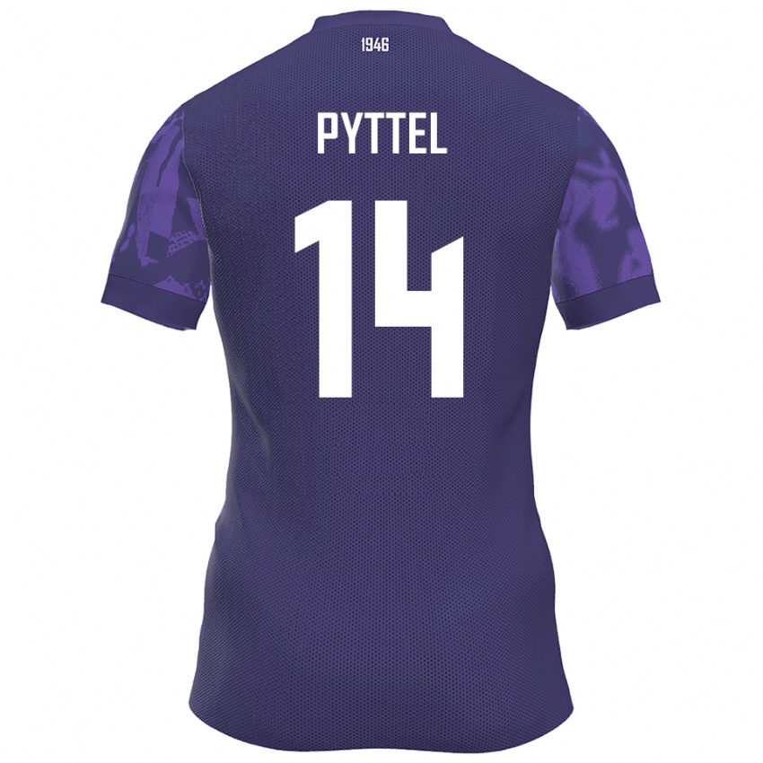 נשים הנריק פיטל #14 סגול לבן ג'רזי ביתית 2025/26 חולצה קצרה