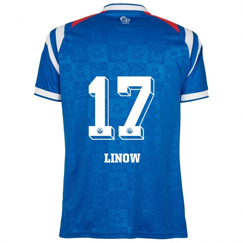 נשים Jan Linow #17 כחול לבן אדום ג'רזי ביתית 2025/26 חולצה קצרה