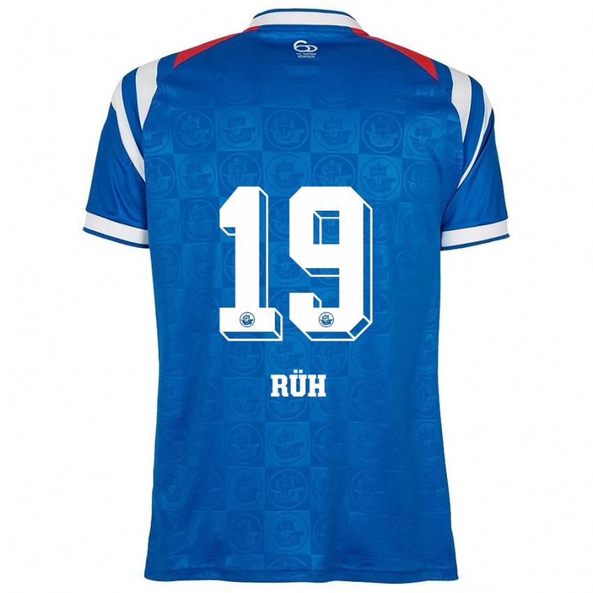 נשים ג׳וליאן רו #19 כחול לבן אדום ג'רזי ביתית 2025/26 חולצה קצרה
