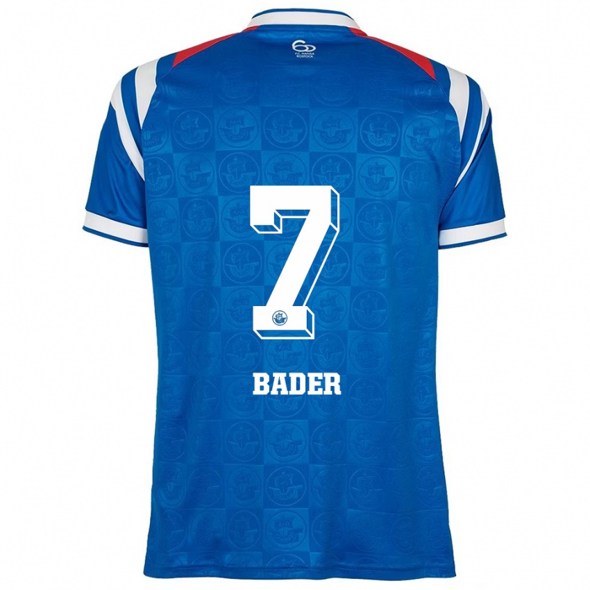 נשים Tom Bader #7 כחול לבן אדום ג'רזי ביתית 2025/26 חולצה קצרה
