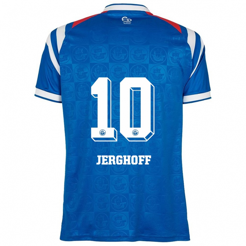 נשים Ole Jerghoff #10 כחול לבן אדום ג'רזי ביתית 2025/26 חולצה קצרה