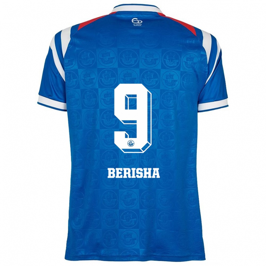 נשים אלבין ברישה #9 כחול לבן אדום ג'רזי ביתית 2025/26 חולצה קצרה