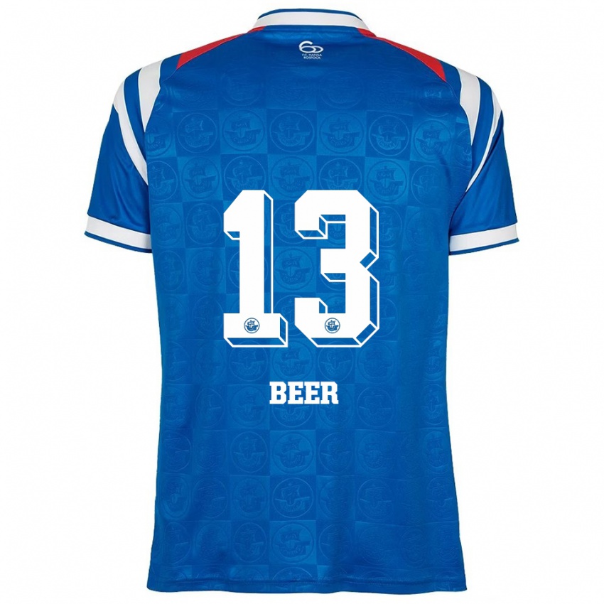 נשים דריאן בר #13 כחול לבן אדום ג'רזי ביתית 2025/26 חולצה קצרה