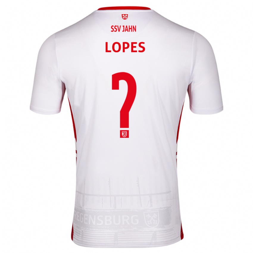 נשים Sidney Lopes #0 לבן אדום ג'רזי ביתית 2025/26 חולצה קצרה