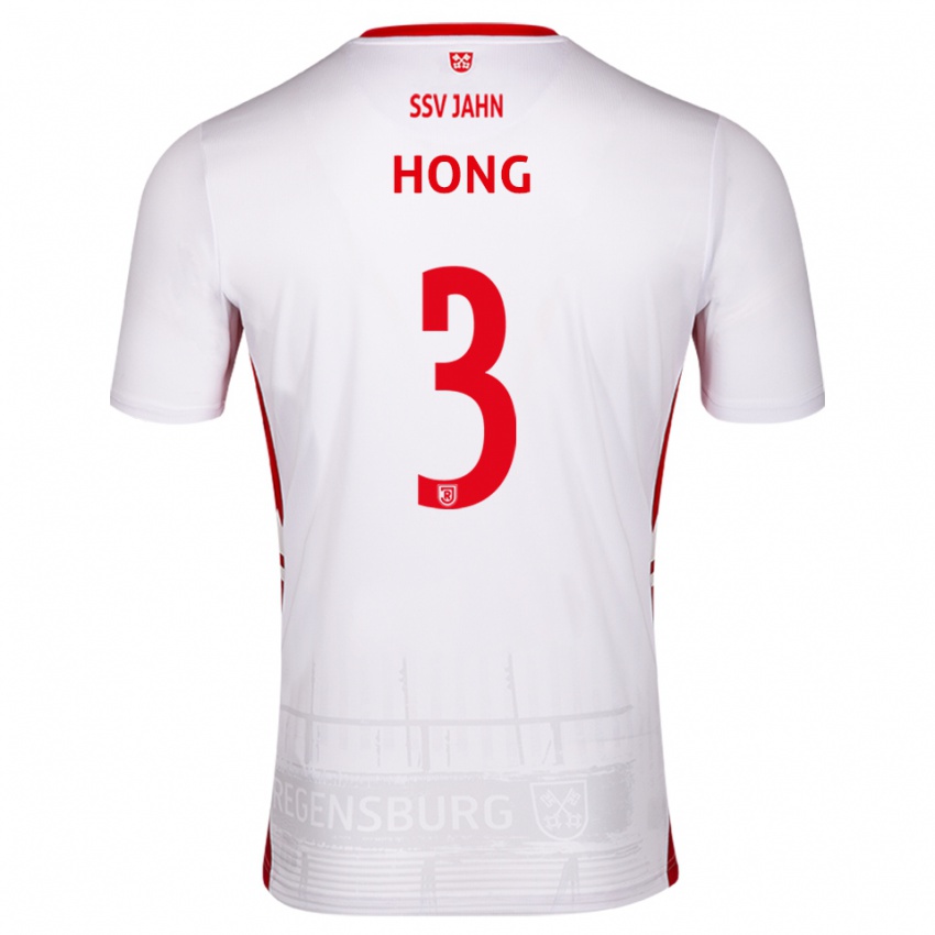 נשים Hong Lac Luong Thanh #3 לבן אדום ג'רזי ביתית 2025/26 חולצה קצרה