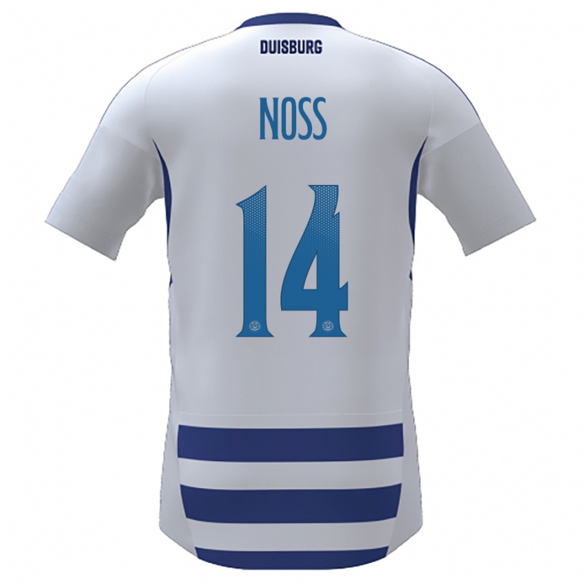 נשים קונור נוס #14 לבן כחול ג'רזי ביתית 2025/26 חולצה קצרה