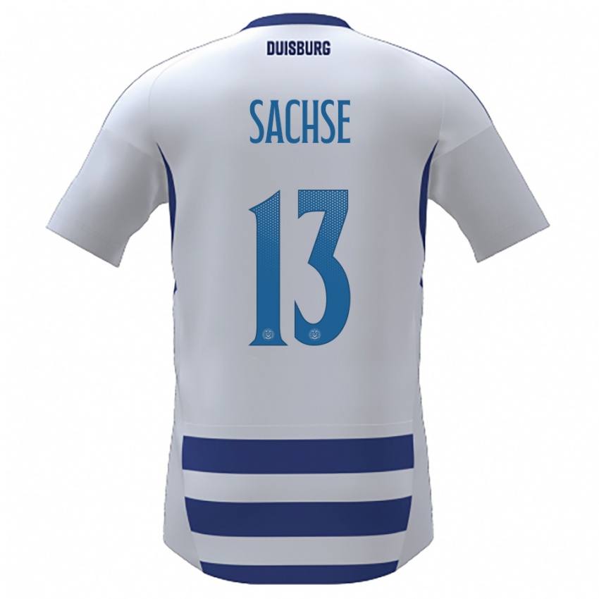 נשים ולנטינו סאקסה #13 לבן כחול ג'רזי ביתית 2025/26 חולצה קצרה