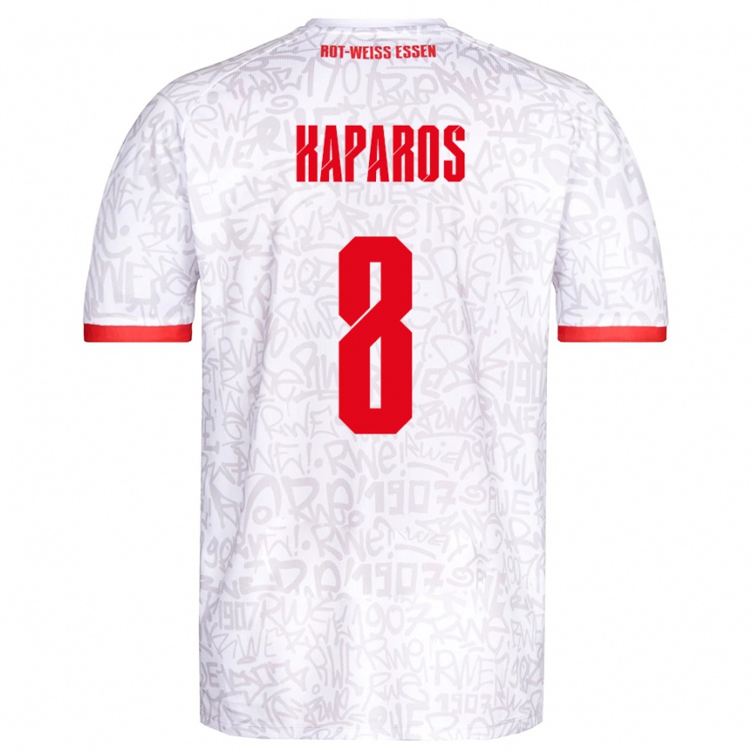 נשים ג׳ימי קפרוס #8 לבן אדום ג'רזי ביתית 2025/26 חולצה קצרה
