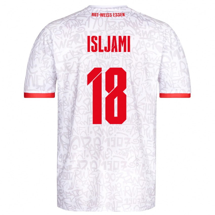 נשים Vleron Isljami #18 לבן אדום ג'רזי ביתית 2025/26 חולצה קצרה
