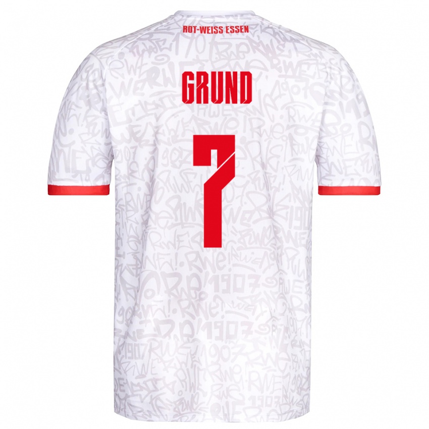נשים קווין גרונד #7 לבן אדום ג'רזי ביתית 2025/26 חולצה קצרה