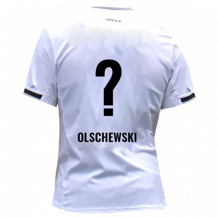 נשים Jan Olschewski #0 לבן אדום ג'רזי ביתית 2025/26 חולצה קצרה