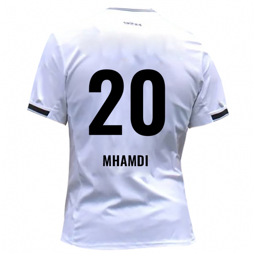 נשים אואליד מחמדי #20 לבן אדום ג'רזי ביתית 2025/26 חולצה קצרה