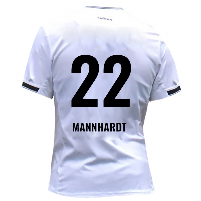 נשים מרקו מאנהארדט #22 לבן אדום ג'רזי ביתית 2025/26 חולצה קצרה