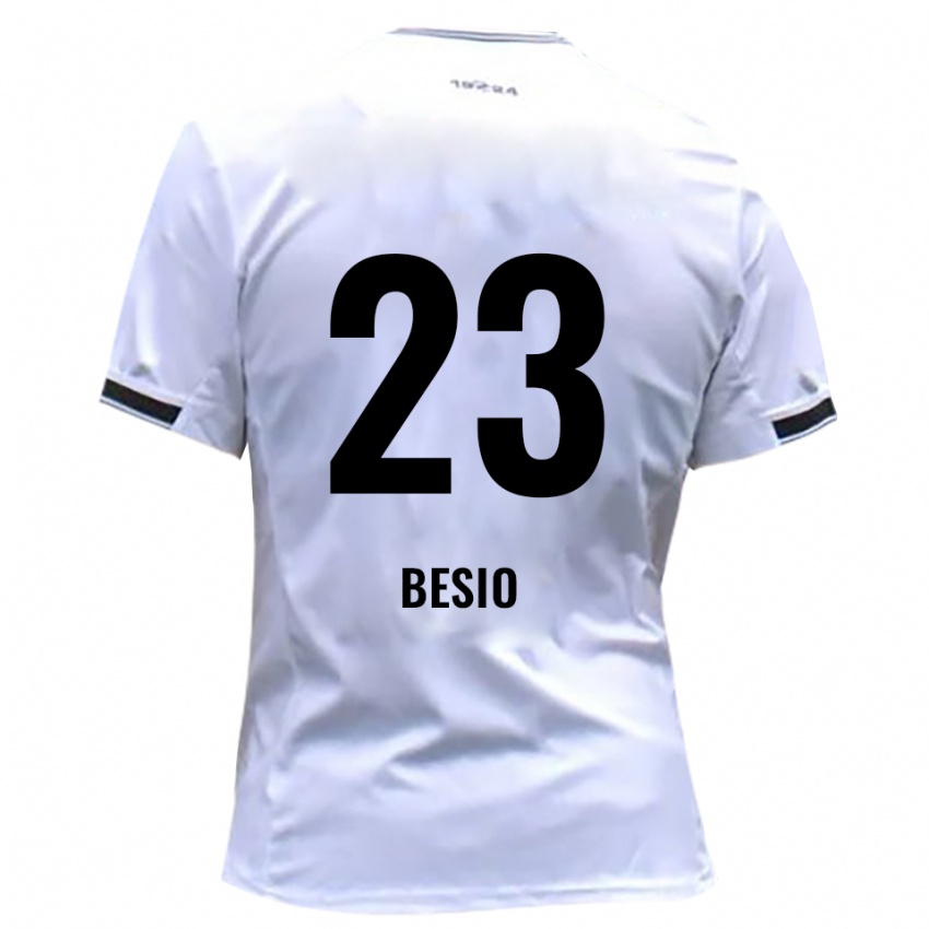 נשים אלסיו בסיו #23 לבן אדום ג'רזי ביתית 2025/26 חולצה קצרה