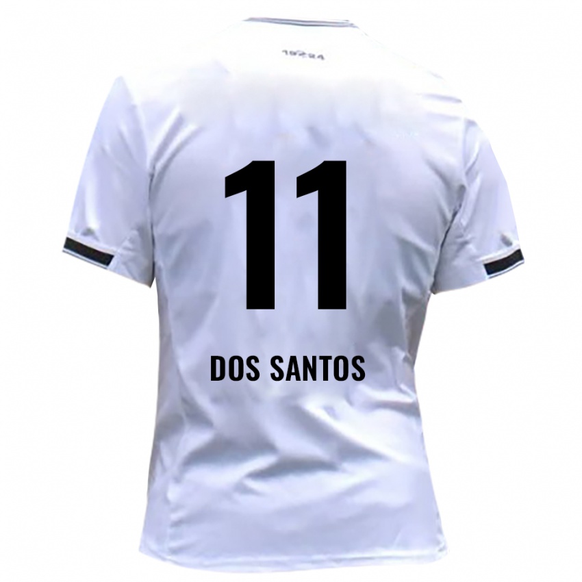 נשים Samuel Dos Santos #11 לבן אדום ג'רזי ביתית 2025/26 חולצה קצרה