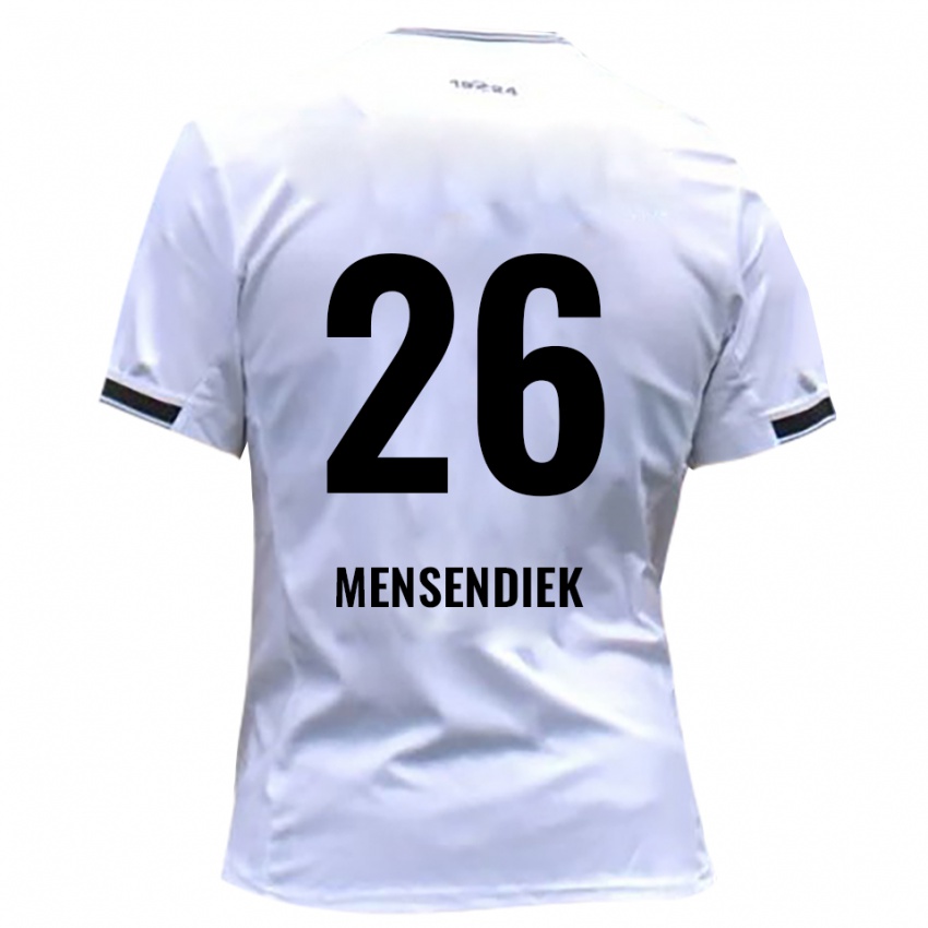 נשים לואיס מנסנדיק #26 לבן אדום ג'רזי ביתית 2025/26 חולצה קצרה