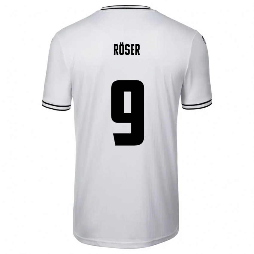 נשים לוקס רוסר #9 לבן שחור ג'רזי ביתית 2025/26 חולצה קצרה