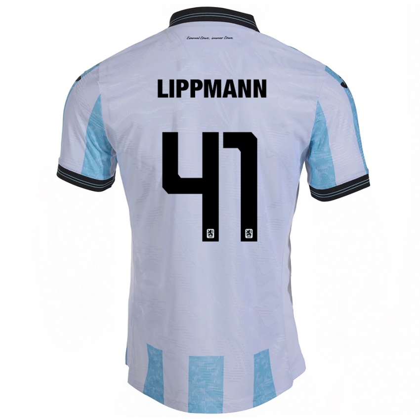 נשים קלמנס ליפמן #41 לבן תכלת ג'רזי ביתית 2025/26 חולצה קצרה