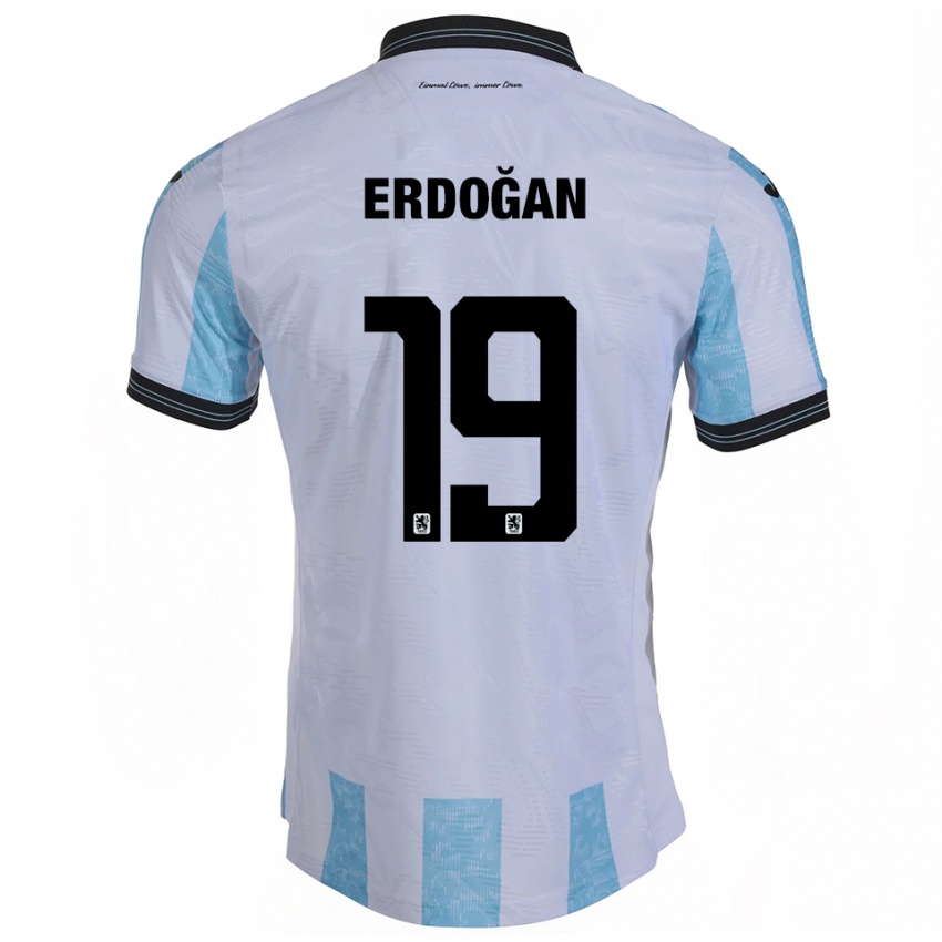 נשים Emre Erdoğan #19 לבן תכלת ג'רזי ביתית 2025/26 חולצה קצרה