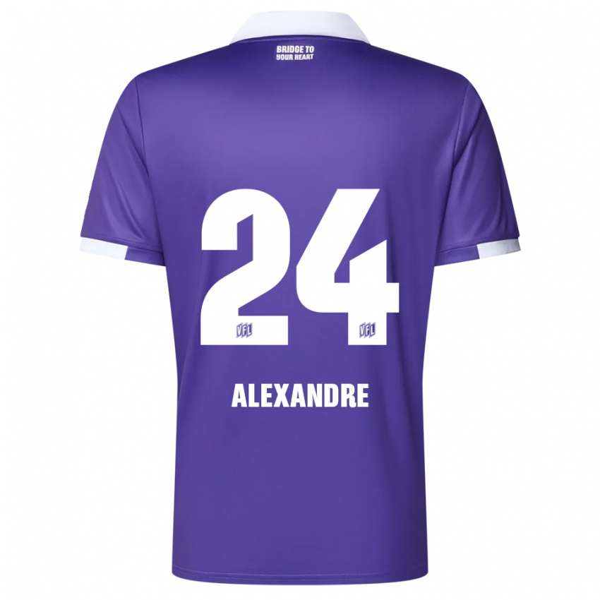 נשים טיירון טרנטון אלכסנדרה #24 סגול לבן ג'רזי ביתית 2025/26 חולצה קצרה