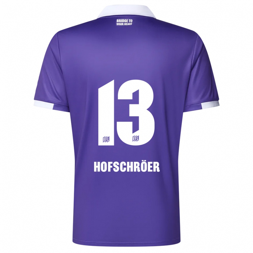 נשים יוריס הופשרור #13 סגול לבן ג'רזי ביתית 2025/26 חולצה קצרה