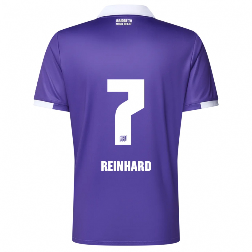 נשים טארו ריינהרד #7 סגול לבן ג'רזי ביתית 2025/26 חולצה קצרה