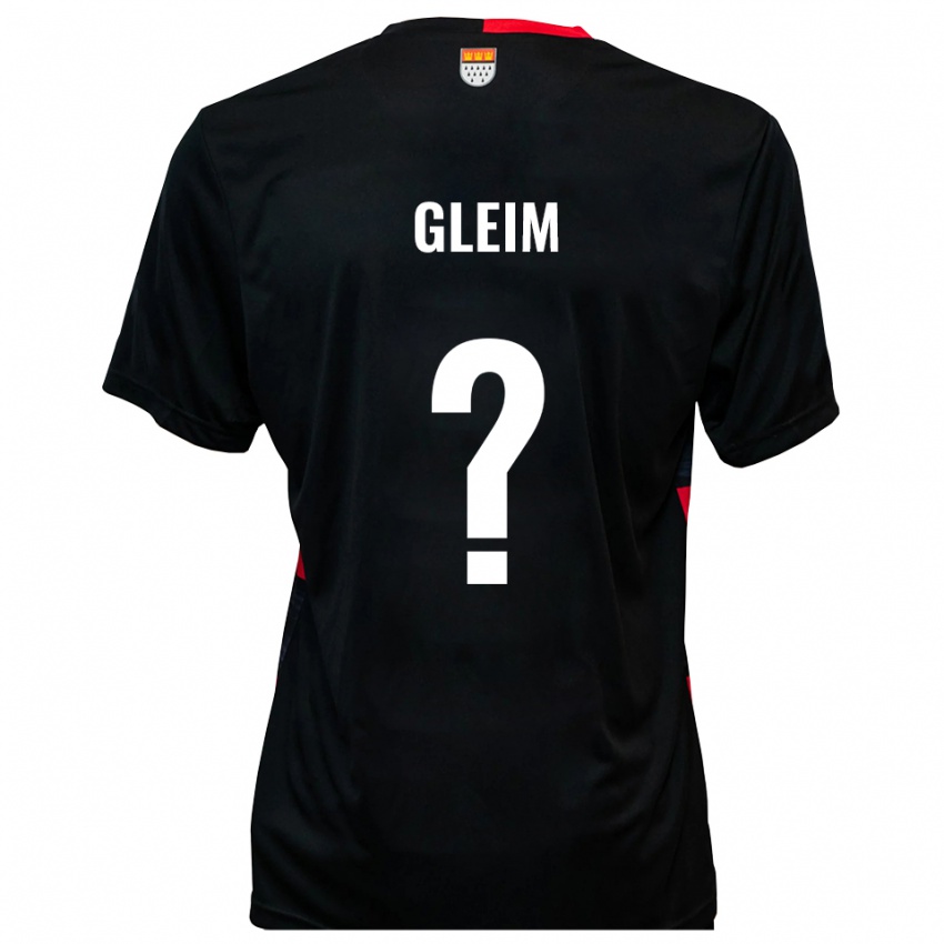 נשים Rebecca Gleim #0 שחור אדום ג'רזי ביתית 2025/26 חולצה קצרה