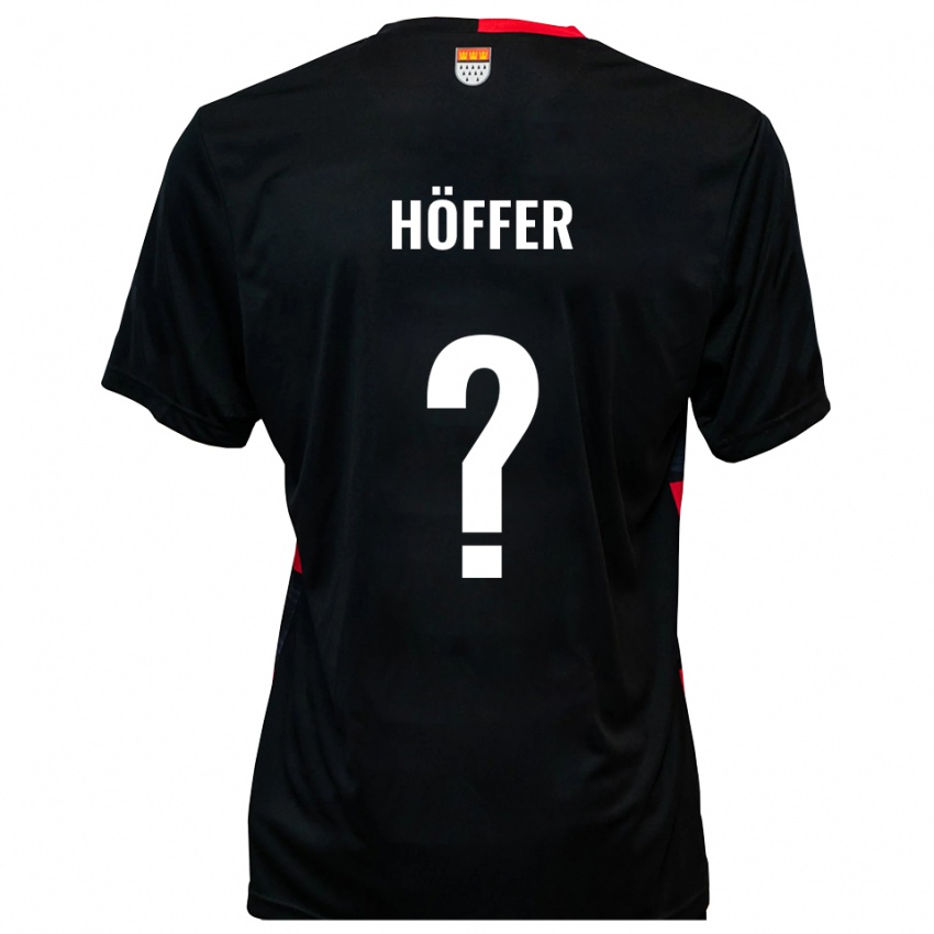 נשים Chantal Höffer #0 שחור אדום ג'רזי ביתית 2025/26 חולצה קצרה