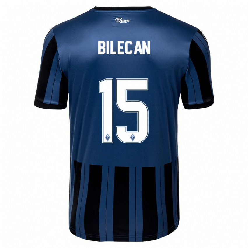 נשים Engin Bilecan #15 כחול אפור שחור ג'רזי ביתית 2025/26 חולצה קצרה