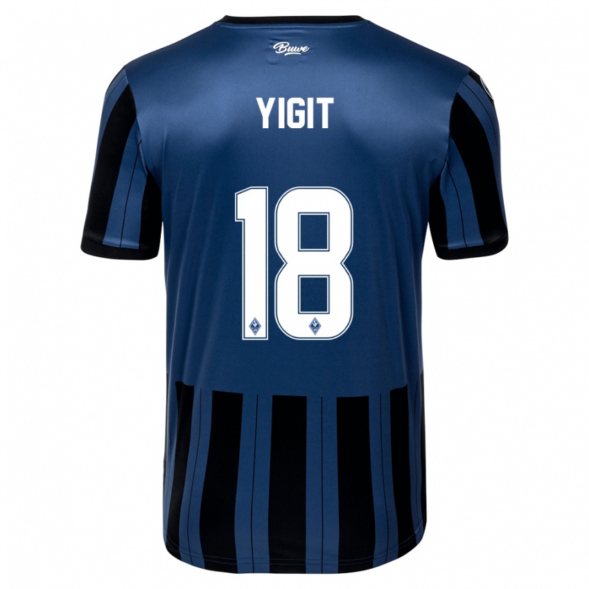 נשים סייהאן ייג׳יט #18 כחול אפור שחור ג'רזי ביתית 2025/26 חולצה קצרה