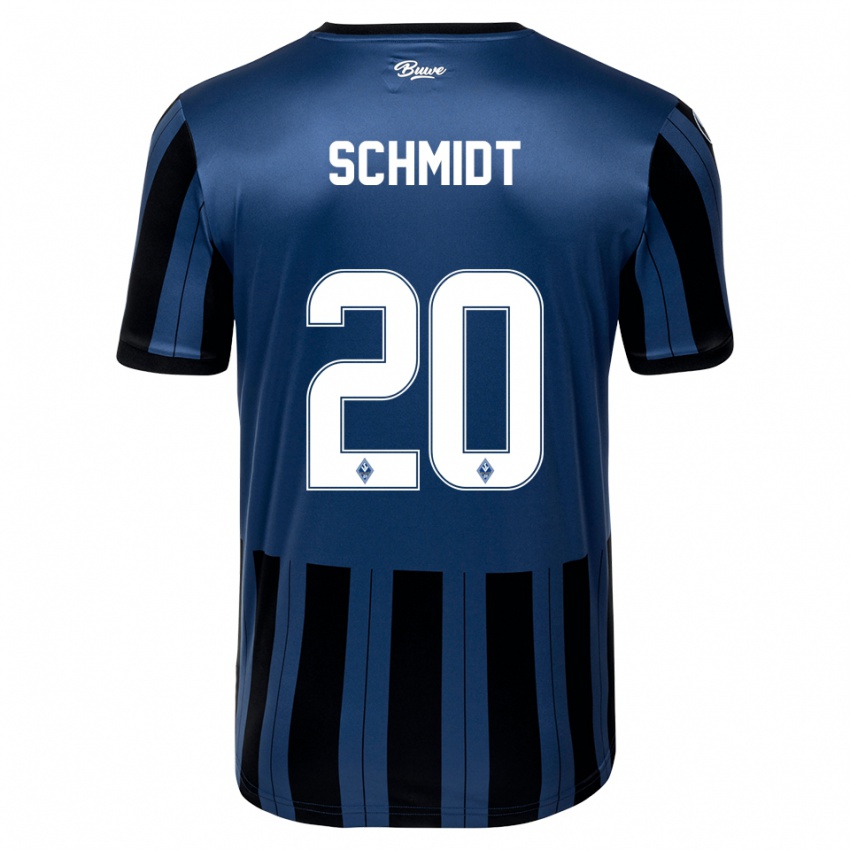 נשים לאון ג׳ינו שמידט #20 כחול אפור שחור ג'רזי ביתית 2025/26 חולצה קצרה