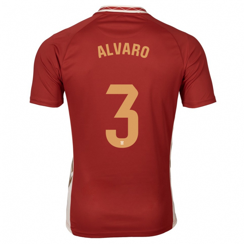 נשים אלבארו גונסאלס סוברון #3 בורדו זהב הרחק ג'רזי 2025/26 חולצה קצרה