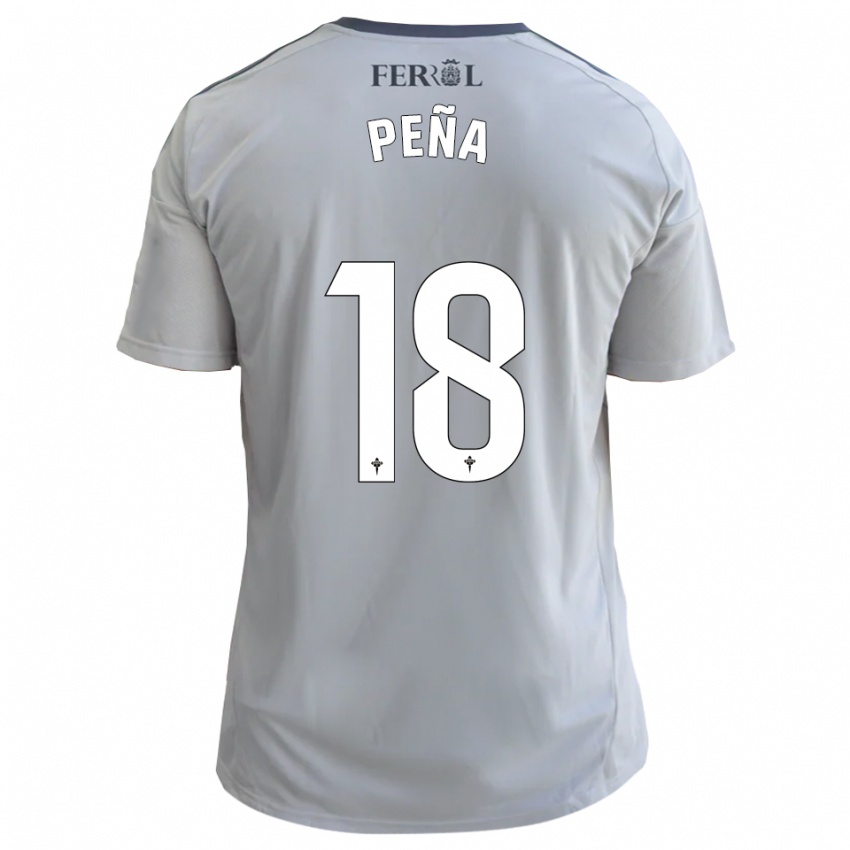 נשים אלברו פניה #18 אפור כסף הרחק ג'רזי 2025/26 חולצה קצרה