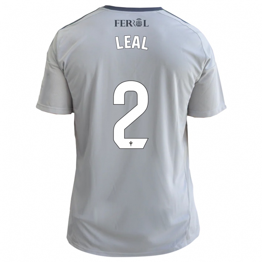 נשים Miguel Leal #2 אפור כסף הרחק ג'רזי 2025/26 חולצה קצרה