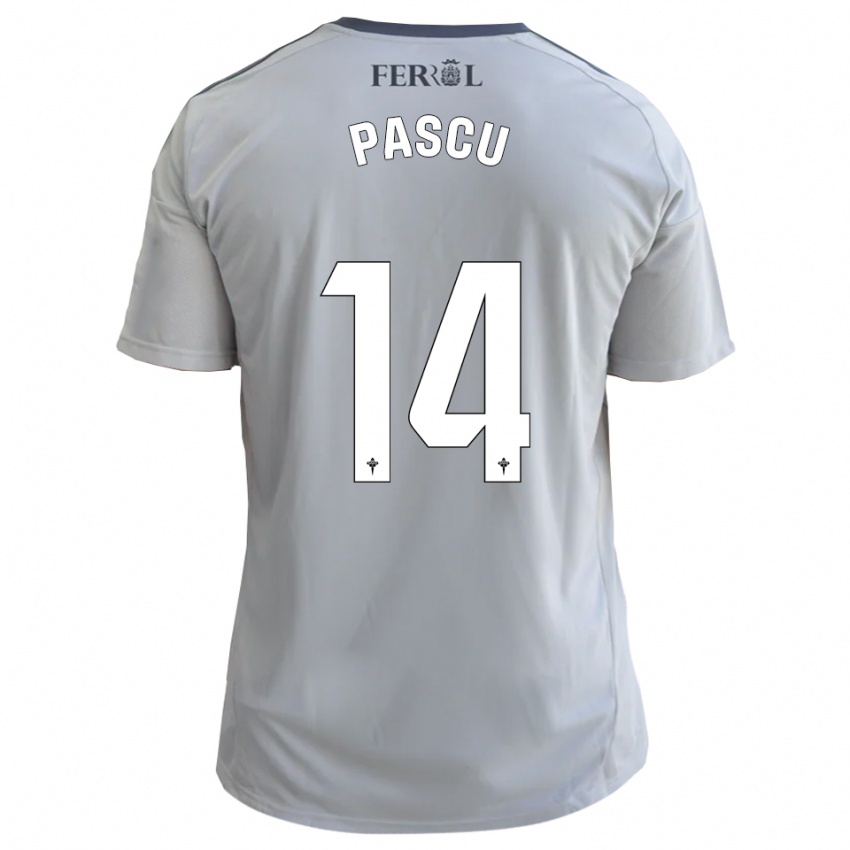 נשים פאסקו #14 אפור כסף הרחק ג'רזי 2025/26 חולצה קצרה